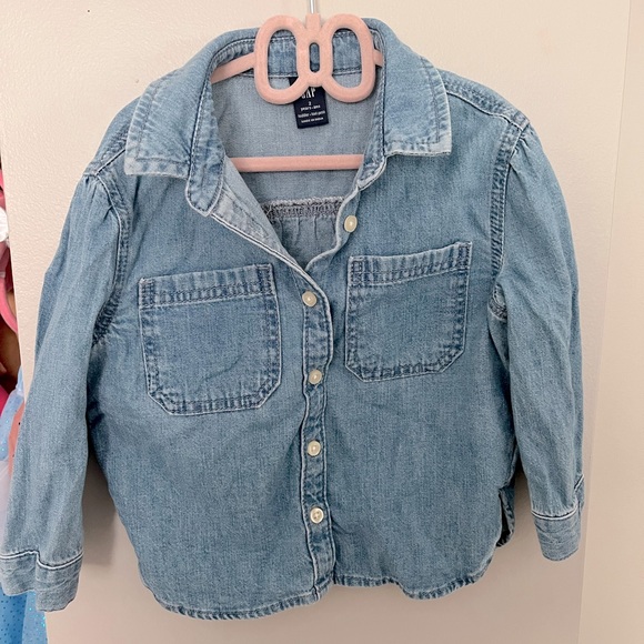 Baby Gap Denim Button Up - Picture 1 of 4